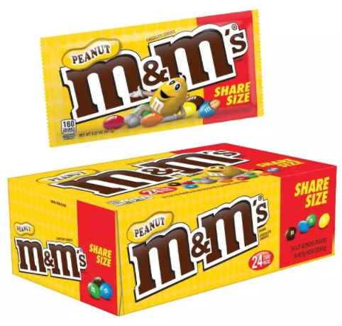 M&M'S Peanut King Size 3.27 Ounce