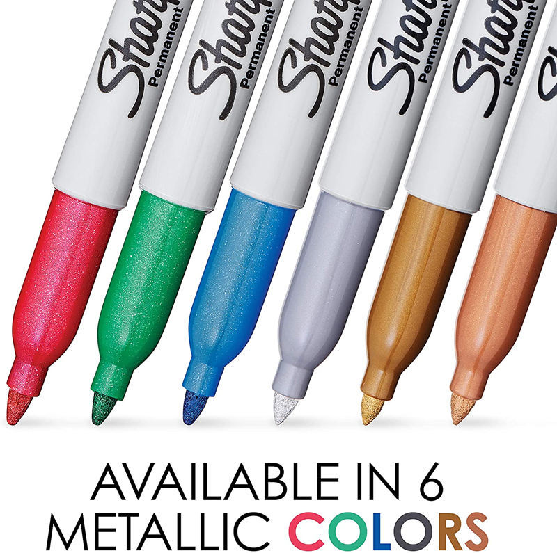 Sharpie 05266 Permanent Marker Metallic Set Of 2 (Gold)