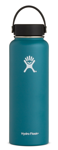 hydro flask blue and green