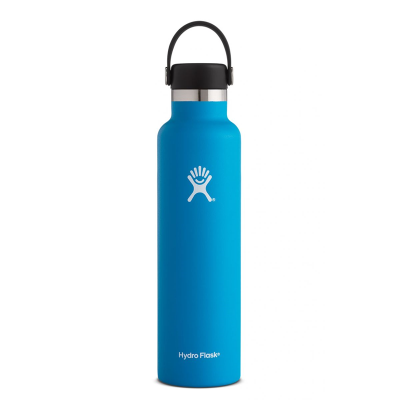 Hydro Flask Standard Mouth Bottle with Flex Straw Cap, 24 oz., Pacific